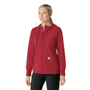 Women's Full Zip Waffle Hoodie. Live Chat for Bulk Discounts