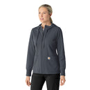Women's Full Zip Waffle Hoodie. Live Chat for Bulk Discounts