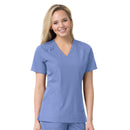 Women's Twill V-Neck Scrub Top. Live Chat for Bulk Discounts