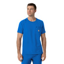 Men's Crew Neck Scrub Top. Live Chat for Bulk Discounts