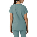 Women's Notch Neck Tunic Scrub Top. Live Chat for Bulk Discounts
