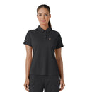 Women's Lightweight Short Sleeve Polo Scrub Top. Live Chat for Bulk Discounts