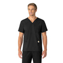 Unisex V-Neck 6-Pocket Scrub Top. Live Chat for Bulk Discounts