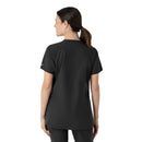 Women's Notch Neck Tunic Scrub Top. Live Chat for Bulk Discounts