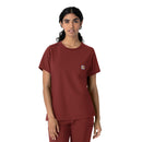 Women's Crew Neck Scrub Top. Live Chat for Bulk Discounts