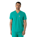 Men's V-Neck Shirttail Scrub Top. Live Chat for Bulk Discounts