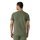 Men's V-Neck Shirttail Scrub Top. Live Chat for Bulk Discounts