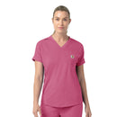 Knit Women's V-Neck Scrub Top. Live Chat for Bulk Discounts
