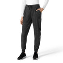 Women's Printed Cargo Jogger Scrub Pant. Live Chat for Bulk Discounts