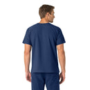 Unisex V-Neck 6-Pocket Scrub Top. Live Chat for Bulk Discounts