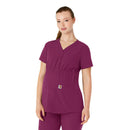 Women's Henley Maternity Scrub Top. Live Chat for Bulk Discounts