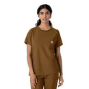 Women's Crew Neck Scrub Top. Live Chat for Bulk Discounts