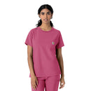 Women's Crew Neck Scrub Top. Live Chat for Bulk Discounts