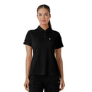 Women's Lightweight Short Sleeve Polo Scrub Top. Live Chat for Bulk Discounts