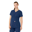 Women's Henley Maternity Scrub Top. Live Chat for Bulk Discounts