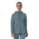 Women's Full Zip Waffle Hoodie. Live Chat for Bulk Discounts