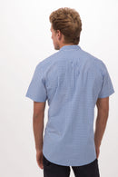 Chef Works Modern Gingham Short Sleeve Dress Shirt SHC02. Live Chat for Bulk Discounts