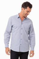 Chef Works Modern Gingham Long Sleeve Dress Shirt SHC05. Live Chat for Bulk Discounts