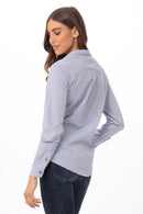 Chef Works Modern Gingham Long Sleeve Dress Shirt SHC05W. Live Chat for Bulk Discounts