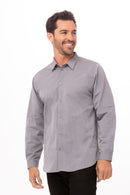 Chef Works Modern Chambray Dress Shirt SHC06. Live Chat for Bulk Discounts