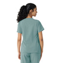 Women's Knit Panel Scrub Top. Live Chat for Bulk Discounts