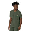Men's V-Neck Scrub Top. Live Chat for Bulk Discounts