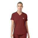 Knit Women's V-Neck Scrub Top. Live Chat for Bulk Discounts