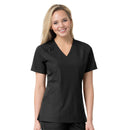 Women's Twill V-Neck Scrub Top. Live Chat for Bulk Discounts