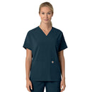 Women's Oversized V-Neck Scrub Top. Live Chat for Bulk Discounts