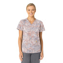 Women's V-Neck Print Scrub Top. Live Chat for Bulk Discounts