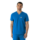 Men's V-Neck Shirttail Scrub Top. Live Chat for Bulk Discounts