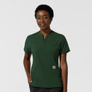 Women's Chest Pocket Scrub Top. Live Chat for Bulk Discounts