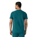 Men's V-Neck Shirttail Scrub Top. Live Chat for Bulk Discounts