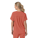 Women's Oversized V-Neck Scrub Top. Live Chat for Bulk Discounts