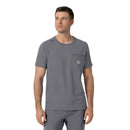 Men's Crew Neck Scrub Top. Live Chat for Bulk Discounts