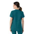Women's Notch Neck Tunic Scrub Top. Live Chat for Bulk Discounts