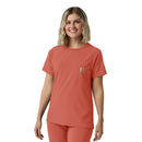 Women's Crew Neck Scrub Top. Live Chat for Bulk Discounts