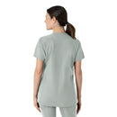 Women's Notch Neck Tunic Scrub Top. Live Chat for Bulk Discounts
