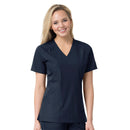 Women's Twill V-Neck Scrub Top. Live Chat for Bulk Discounts