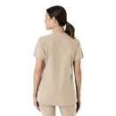 Women's Notch Neck Tunic Scrub Top. Live Chat for Bulk Discounts