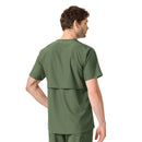 Men's Twill Chest Pocket Scrub Top. Live Chat for Bulk Discounts