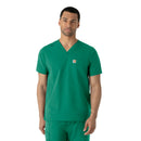 Men's V-Neck Shirttail Scrub Top. Live Chat for Bulk Discounts