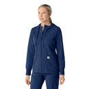 Women's Full Zip Waffle Hoodie. Live Chat for Bulk Discounts