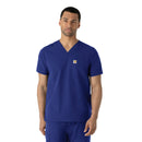 Men's V-Neck Shirttail Scrub Top. Live Chat for Bulk Discounts