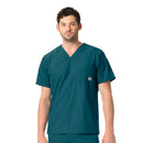 Men's Twill Chest Pocket Scrub Top. Live Chat for Bulk Discounts