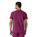 Men's V-Neck Shirttail Scrub Top. Live Chat for Bulk Discounts