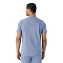 Men's V-Neck Shirttail Scrub Top. Live Chat for Bulk Discounts
