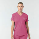 Knit Women's V-Neck Scrub Top. Live Chat for Bulk Discounts