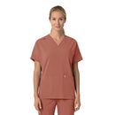 Women's Oversized V-Neck Scrub Top. Live Chat for Bulk Discounts