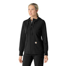 Women's Full Zip Waffle Hoodie. Live Chat for Bulk Discounts